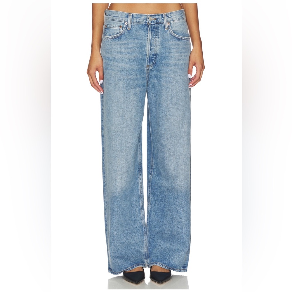 Agolde Low Slung Baggy Jeans in Libertine